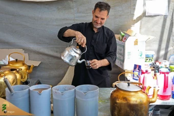 موکب های پذیرایی از زائرین اربعین در شهر سامرا 11