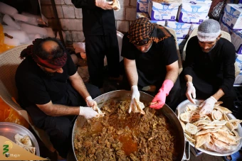 موکب های پذیرایی از زائرین اربعین در شهر سامرا 18