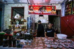 موکب‌های عراقی میزبان زائران اربعین حسینی در کربلای معلی 2