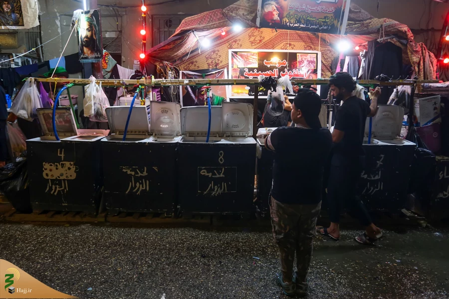 موکب‌های عراقی میزبان زائران اربعین حسینی در کربلای معلی 3