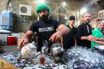 موکب‌های عراقی میزبان زائران اربعین حسینی در کربلای معلی 26