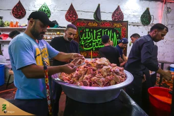 موکب‌های عراقی میزبان زائران اربعین حسینی در کربلای معلی 21
