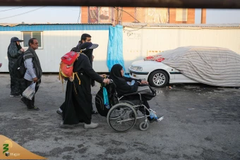 بازگشت زائرین اربعین حسینی از مرز شلمچه  4