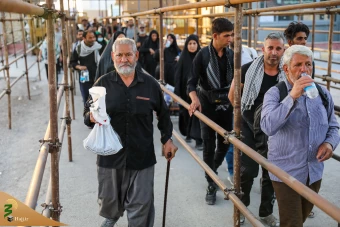 بازگشت زائرین اربعین حسینی از مرز شلمچه  7