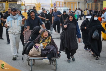 بازگشت زائرین اربعین حسینی از مرز شلمچه  18