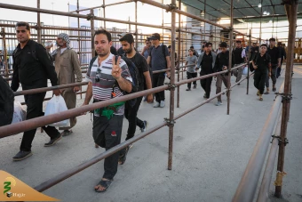 بازگشت زائرین اربعین حسینی از مرز شلمچه  8