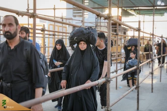 بازگشت زائرین اربعین حسینی از مرز شلمچه  9