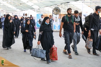 بازگشت زائرین اربعین حسینی از مرز شلمچه  10