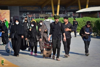 بازگشت زائرین اربعین حسینی از مرز شلمچه  17