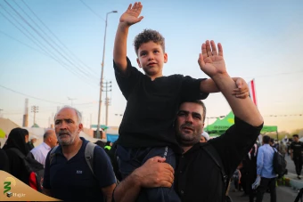 اولین سلام زائران اربعین حسینی 3