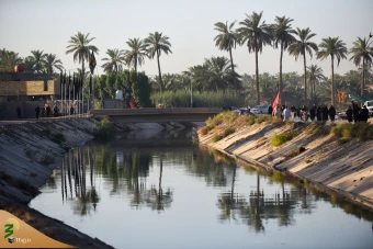 عبور زائران اربعین حسینی از طریق الفرات 15