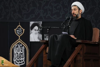 مراسم عزاداری هیات‌های دانشجویی با حضور مقام معظم رهبری 18
