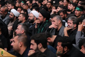 مراسم عزاداری هیات‌های دانشجویی با حضور مقام معظم رهبری 21