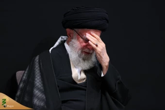 مراسم عزاداری هیات‌های دانشجویی با حضور مقام معظم رهبری 22