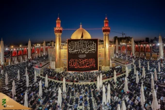 اقامه نماز جماعت در حرم امیرالمومنین علی علیه السلام 2