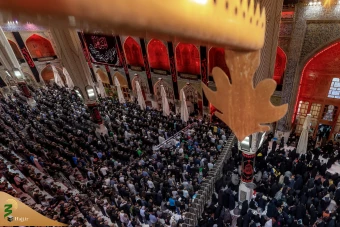 اقامه نماز جماعت در حرم امیرالمومنین علی علیه السلام 4