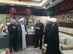دیدار مسئولین بعثه مقام معظم رهبری در عراق با تولیت عتبه حسینیه در کربلای معلی