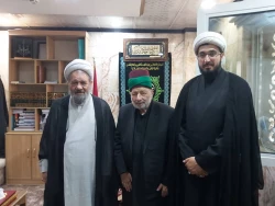 دیدار مسئولین بعثه مقام معظم رهبری در عراق با تولیت عتبه حسینیه در کربلای معلی