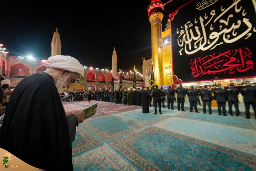 سیاه پوش شدن حرم امیرالمؤمنین(ع) در آستانه رحلت پیامبر اعظم(ص) 5