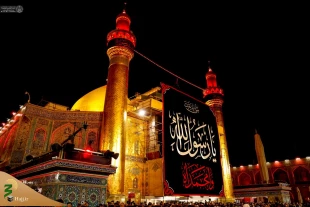 سیاه پوش شدن حرم امیرالمؤمنین(ع) در آستانه رحلت پیامبر اعظم(ص) 7
