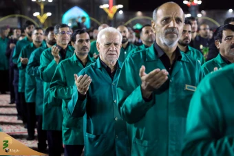 آیین خطبه خوانی شب شهادت امام رضا علیه السلام  12