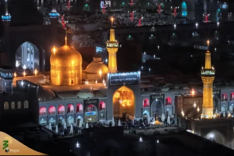 مراسم خطبه خوانی شب شهادت امام رضا علیه السلام  5