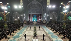 خطبه خوانی شب شهادت امام رضا(ع) در حرم مطهر رضوی 2