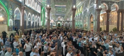 مراسم سخنرانی و عزاداری زائران ایرانی در حرم امام حسین (ع)+گزارش تصویری 2
