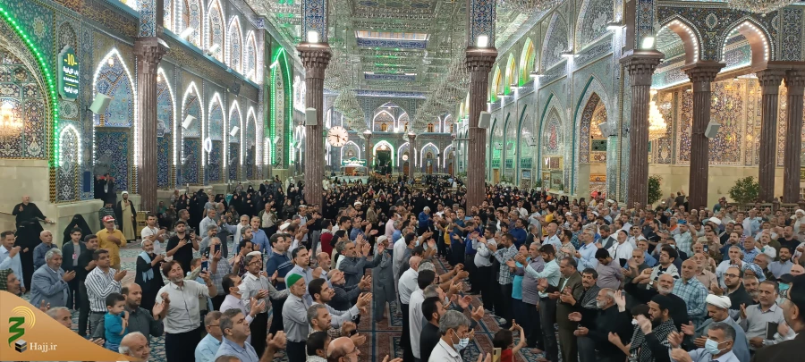مراسم سخنرانی و عزاداری زائران ایرانی در حرم امام حسین (ع)+گزارش تصویری 2