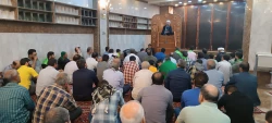 عزاداری زائران ایرانی در شب وفات حضرت سکینه در سرداب امام علی (ع) حرم مطهر حضرت ابوالفضل (ع) 2