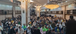 عزاداری زائران ایرانی در شب وفات حضرت سکینه در سرداب امام علی (ع) حرم مطهر حضرت ابوالفضل (ع) 2