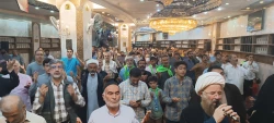 عزاداری زائران ایرانی در شب وفات حضرت سکینه در سرداب امام علی (ع) حرم مطهر حضرت ابوالفضل (ع) 2
