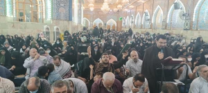 دعای کمیل زائران ایرانی حرم حسینی در شام وفات حضرت سکینه (س) 
