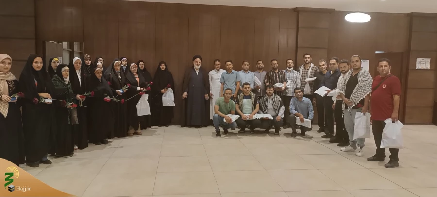 سومین برنامه مطلع عشق در کربلای معلی با حضور زوج های جوان کاروان های عتبات عالیات 7