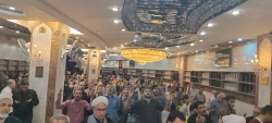 عزاداری زائران ایرانی در شب شهادت امام حسن عسگری در سرداب امام علی حرم مطهر حضرت ابوالفضل العباس (ع) 5
