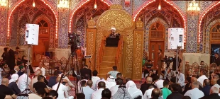 تصاویر/ مراسم سخنرانی و عزاداری تولیت حرم عباسی به مناسبت شهادت امام حسن عسکری 8