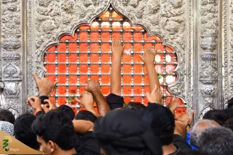 مراسم عزاداری شهادت امام حسن عسکری علیه السلام در سامرا 6