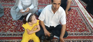 حضور پرشور کودکان در مراسم بعثه مقام معظم رهبری در سرداب امام علی (ع) + تصاویر 2