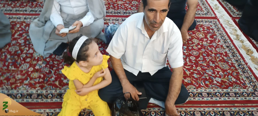 حضور پرشور کودکان در مراسم بعثه مقام معظم رهبری در سرداب امام علی (ع) + تصاویر 2
