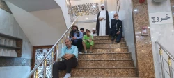 حضور پرشور کودکان در مراسم بعثه مقام معظم رهبری در سرداب امام علی (ع) + تصاویر 2