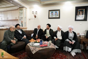 دیدار مسئولان حوزه حج و زیارت با خانواده شهیدان قلانی 3
