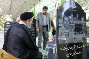 دیدار مسئولان حوزه حج و زیارت با خانواده شهیدان قلانی 8