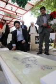 دیدار مسئولان حوزه حج و زیارت با خانواده شهیدان قلانی 10