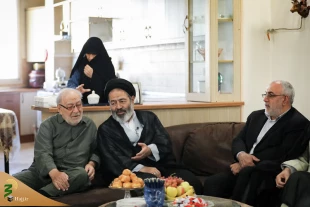 لقاء مسؤولی منظمة الحج و الزیارة مع عائلة شهیدان قلانی 2