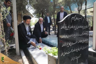 لقاء مسؤولی منظمة الحج و الزیارة مع عائلة شهیدان قلانی 2