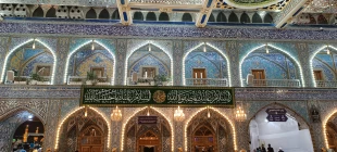 نصب کتیبه های سبز رنگ و تزیین با گل ضریح و صحن حرم مطهر حضرت عباس(ع) به مناسبت میلاد با سعادت پیامبر مهربانی ها 12