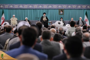 دیدار مسئولان نظام و مهمانان کنفرانس وحدت با رهبر انقلاب 2