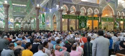 جشن میلاد پیامبر اعظم (ص) و امام جعفر صادق (ع) در حرم مطهر امام حسین (ع) برگزار گردید. 2