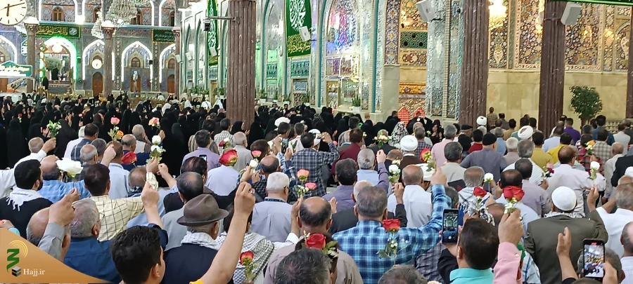 جشن میلاد پیامبر اعظم (ص) و امام جعفر صادق (ع) در حرم مطهر امام حسین (ع) برگزار گردید. 12