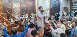 برگزاری جشن میلاد پیامبررحمت(ص)  با حضور زائران ایرانی در سرداب امام علی(ع) 6